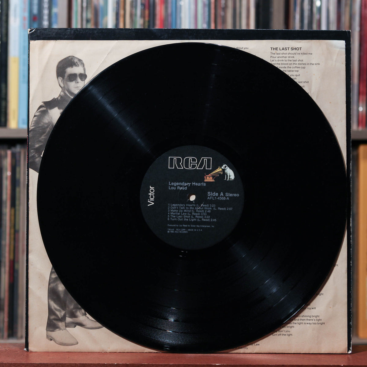 Lou Reed - Legendary Hearts - 1983 RCA Victor, VG+/EX
