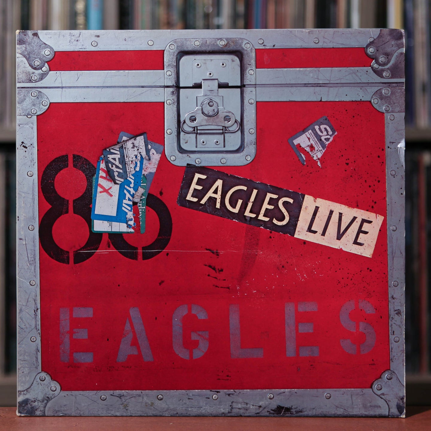 Eagles - Live - 2LP - 1980 Asylum, VG+/EX w/Poster