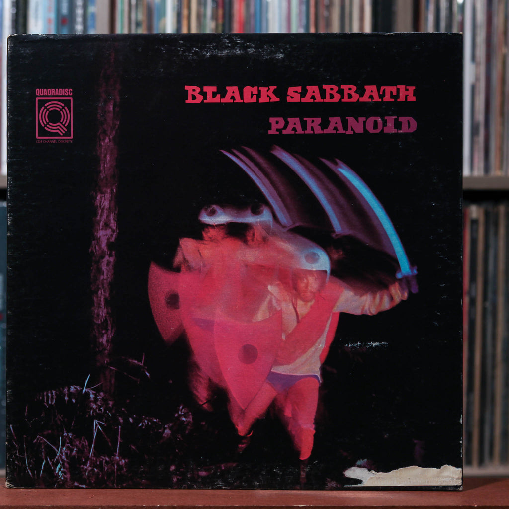 Black Sabbath - Paranoid - QUADRAPHONIC 1974 Warner Bros. Records, VG/