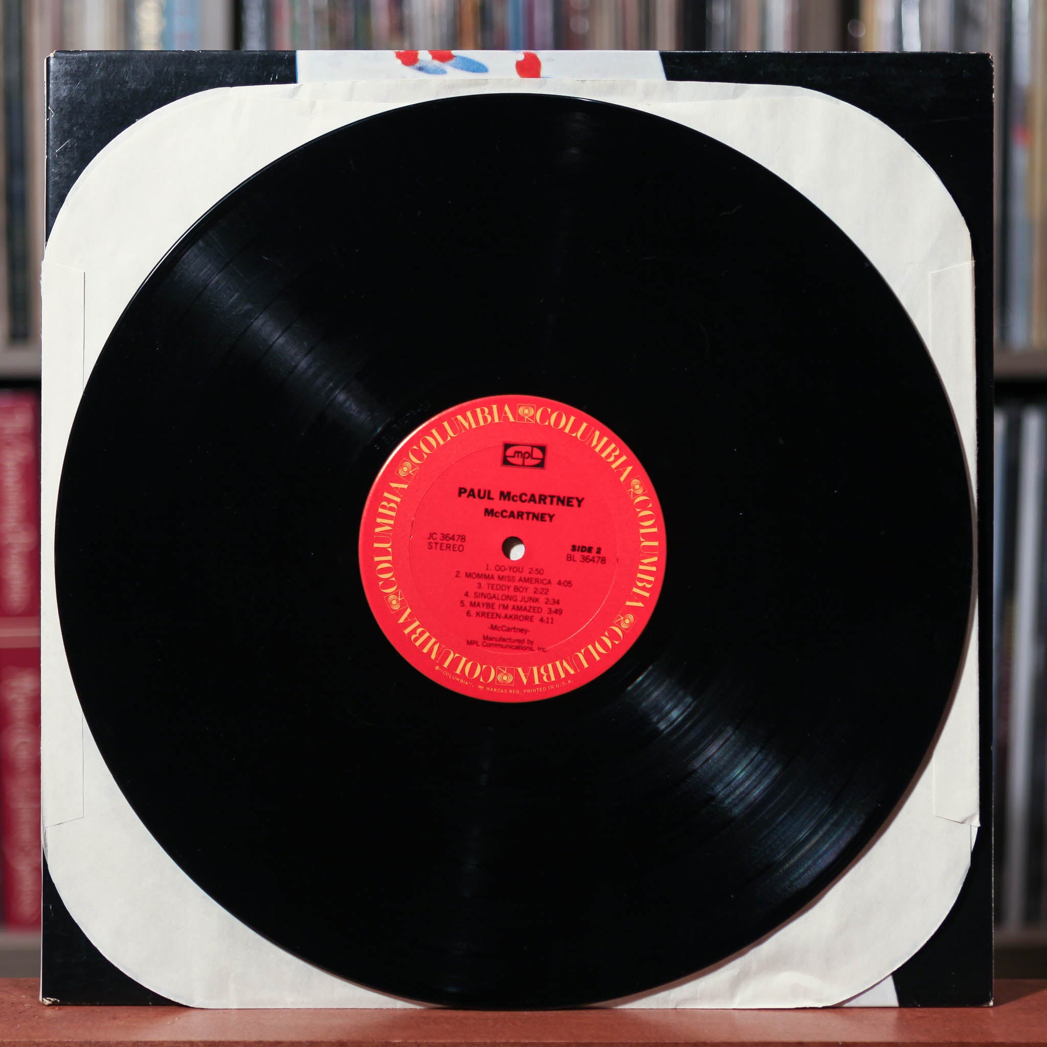 Paul McCartney - McCartney - 1984 Columbia, EX/VG+
