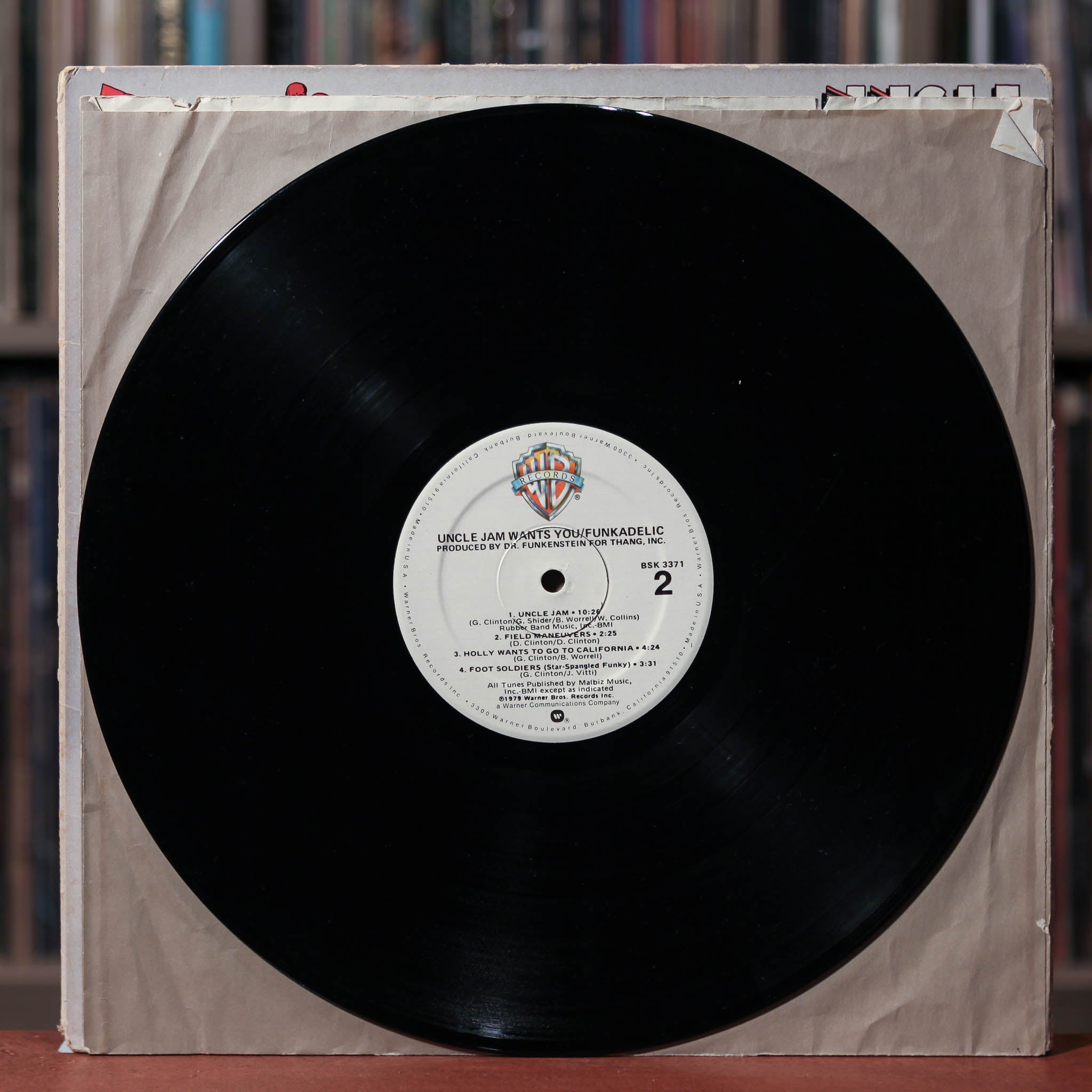 見本盤☆超美盤【Uncle Jam Wants You】激レア品　レコード　LP Funkadelic - Uncle Jam Wants You - 1979 Warner, VG/VG