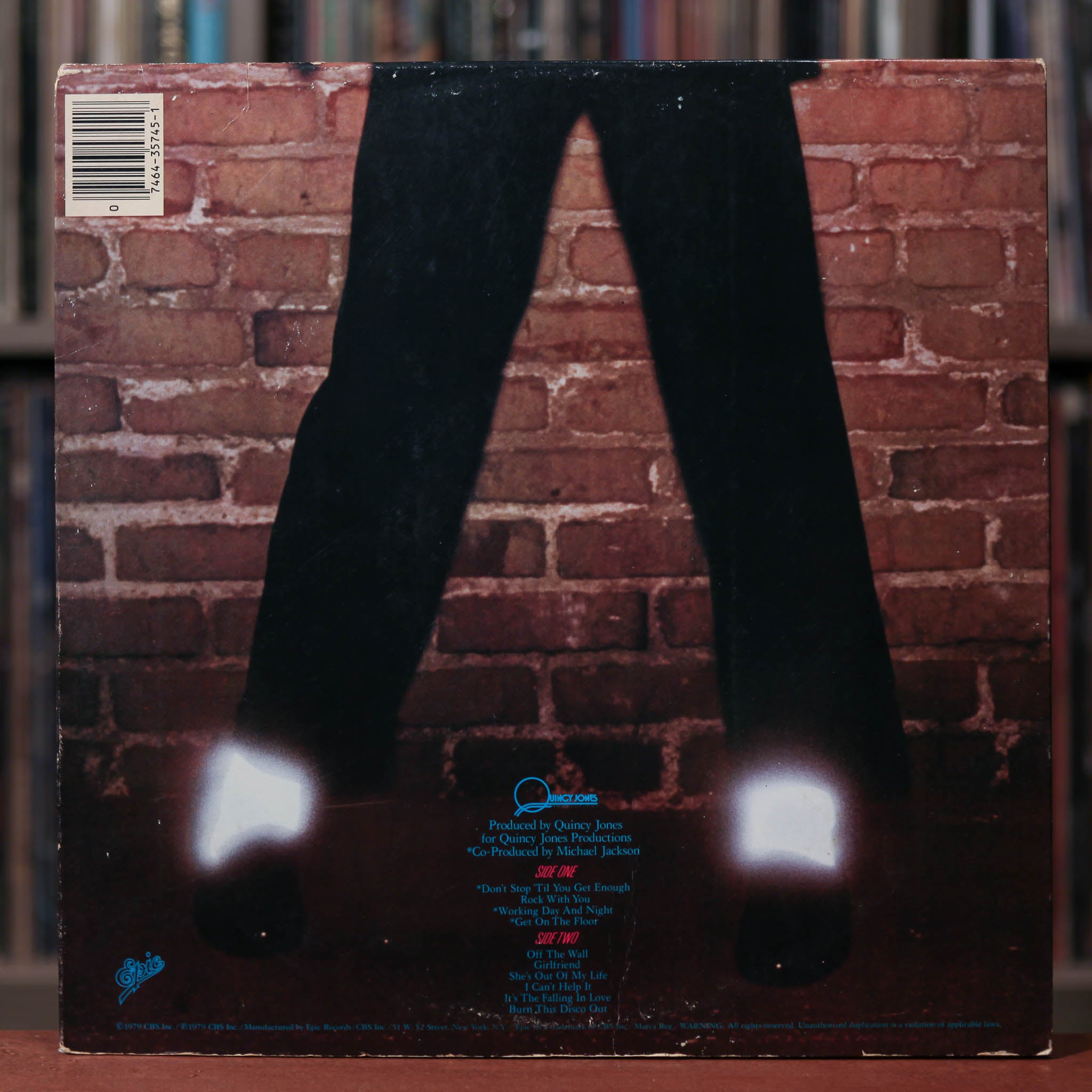 Michael Jackson - Off The Wall - 1979 Epic, VG/VG