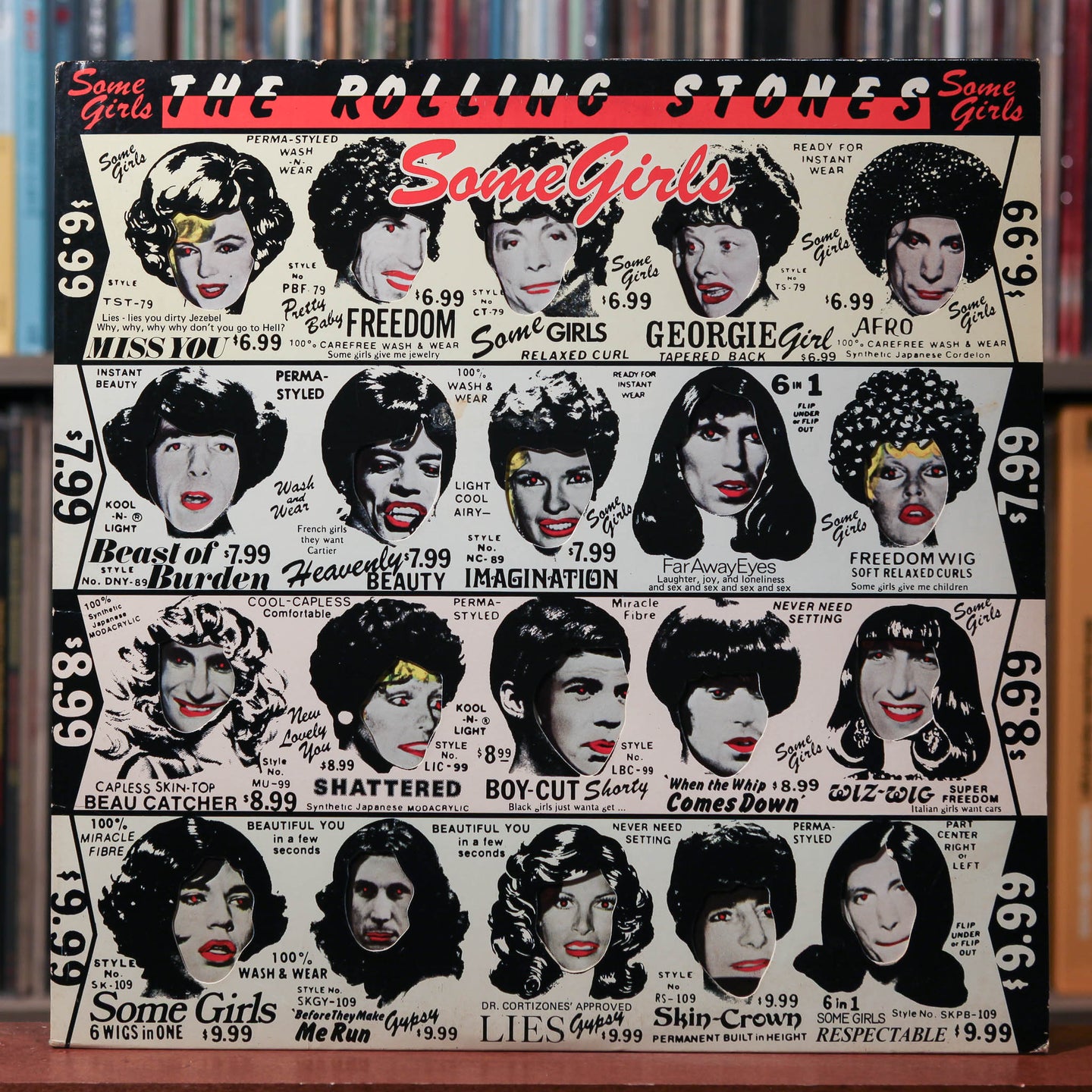 The Rolling Stones - Some Girls - CELEBRITY FACES 1978 Rolling Stones Records