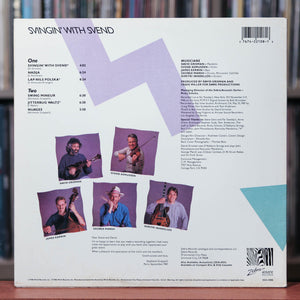 David Grisman Quintet - Svingin' With Svend - 1988 Zebra Acoustic Records, VG+/EX
