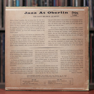 The Dave Brubeck Quartet - Jazz At Oberlin - Red Vinyl - 1958 Fantasy, VG+/VG