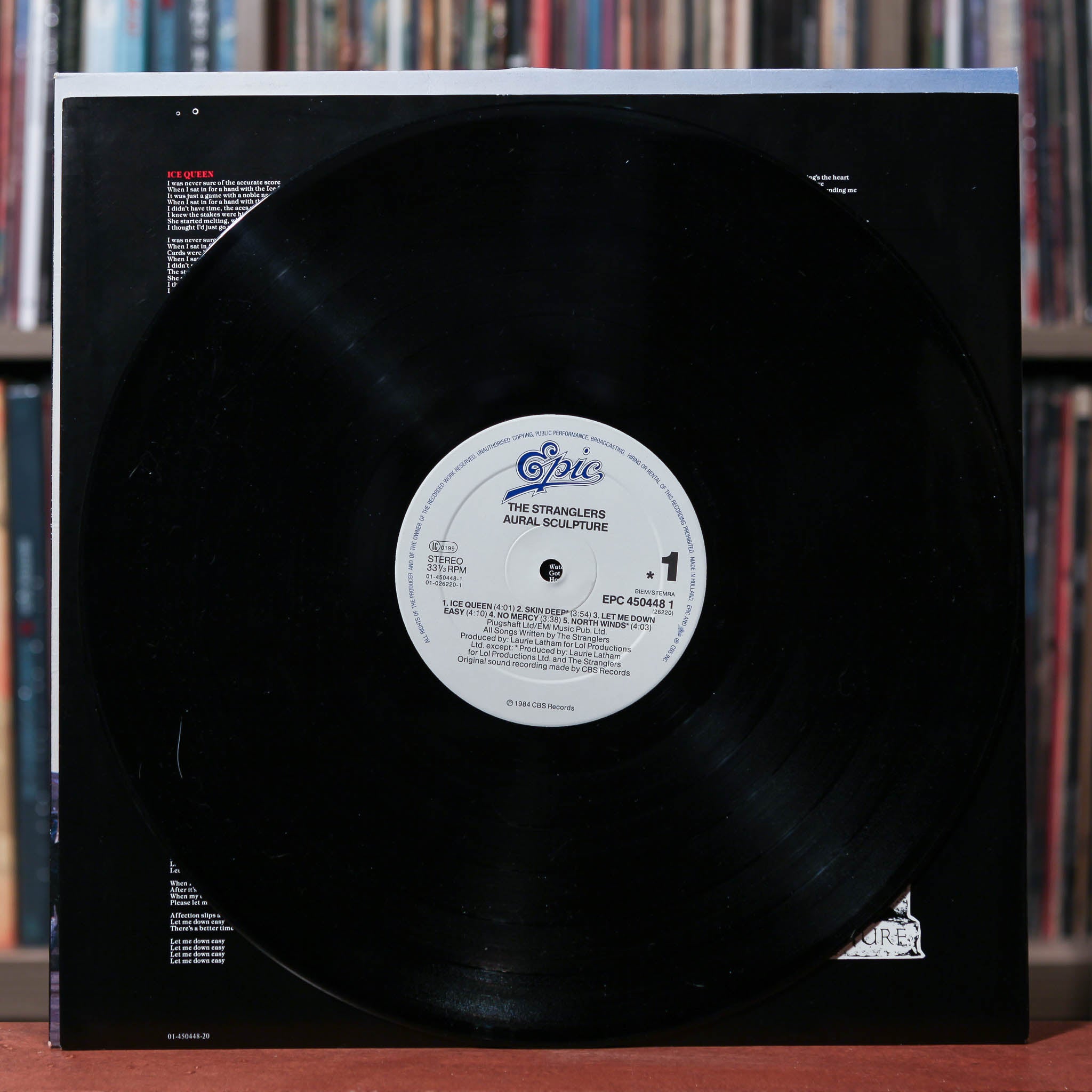 レコード The Stranglers - Aural Sculpture - UK import 1984 Epic, VG/VG