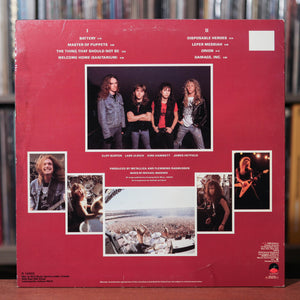 Metallica - Master Of Puppets - 1986 Elektra, VG/EX