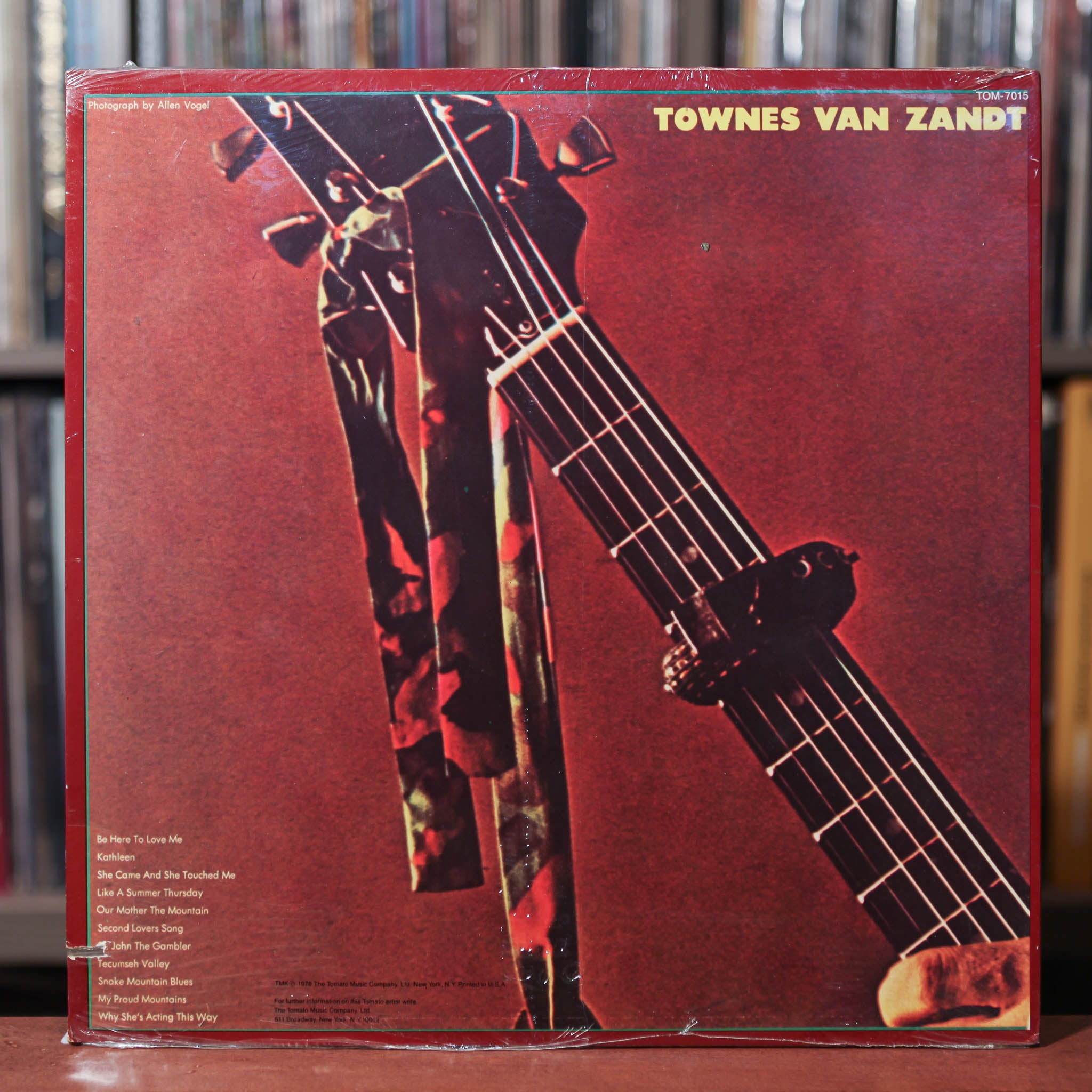 Townes Van Zandt - Our Mother The Mountain - 1978 Tomato, SEALED
