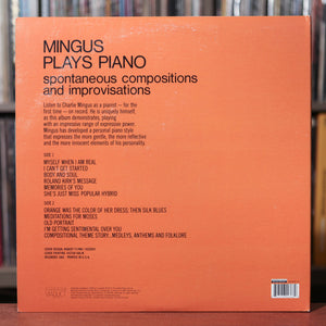 Charles Mingus - Mingus Plays Piano (Spontaneous Compositions And Improvisations) - 2015 Superior Viaduct, EX/EX