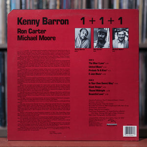 Kenny Barron, Ron Carter, Michael Moore - 1+1+1 - 1986 Blackhawk Records, VG+/EX