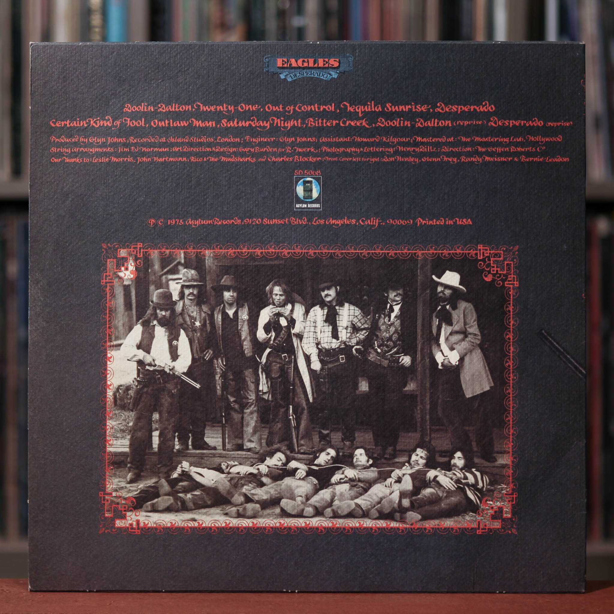 Eagles - Desperado - 1973 Asylum, EX/VG