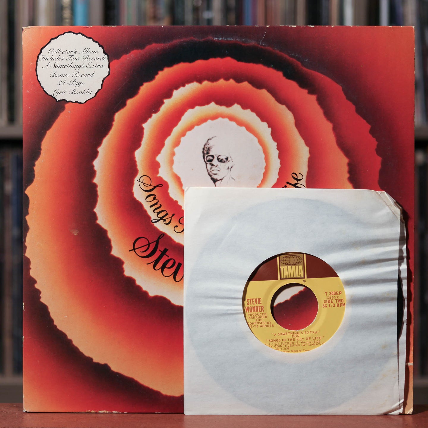 Stevie Wonder - Songs In The Key Of Life - 2LP - 1976 Tamla, VG+/VG+ w/ 7