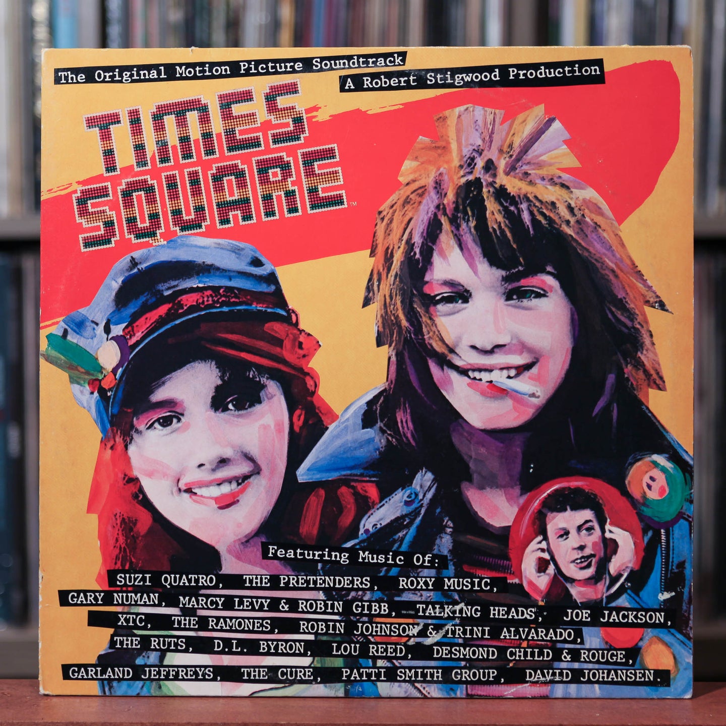 Times Square Original Motion Picture Soundtrack - Various - 2LP - 1980 RSO, VG+/VG