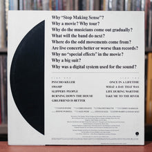 Load image into Gallery viewer, Talking Heads - Stop Making Sense - 1984 Sire, VG+/EX
