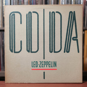 Led Zeppelin - Coda - 1982 Swan Song, VG+/EX