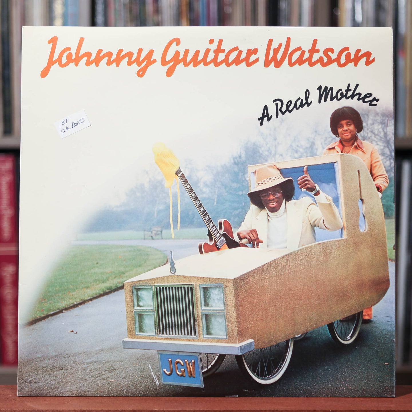 Johnny Guitar Watson - A Real Mother - UK Import - 1977 DJM Records, EX/EX