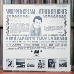 Herb Alpert's Tijuana Brass - Whipped Cream & Other Delights - 1965 A&M, EX/VG+