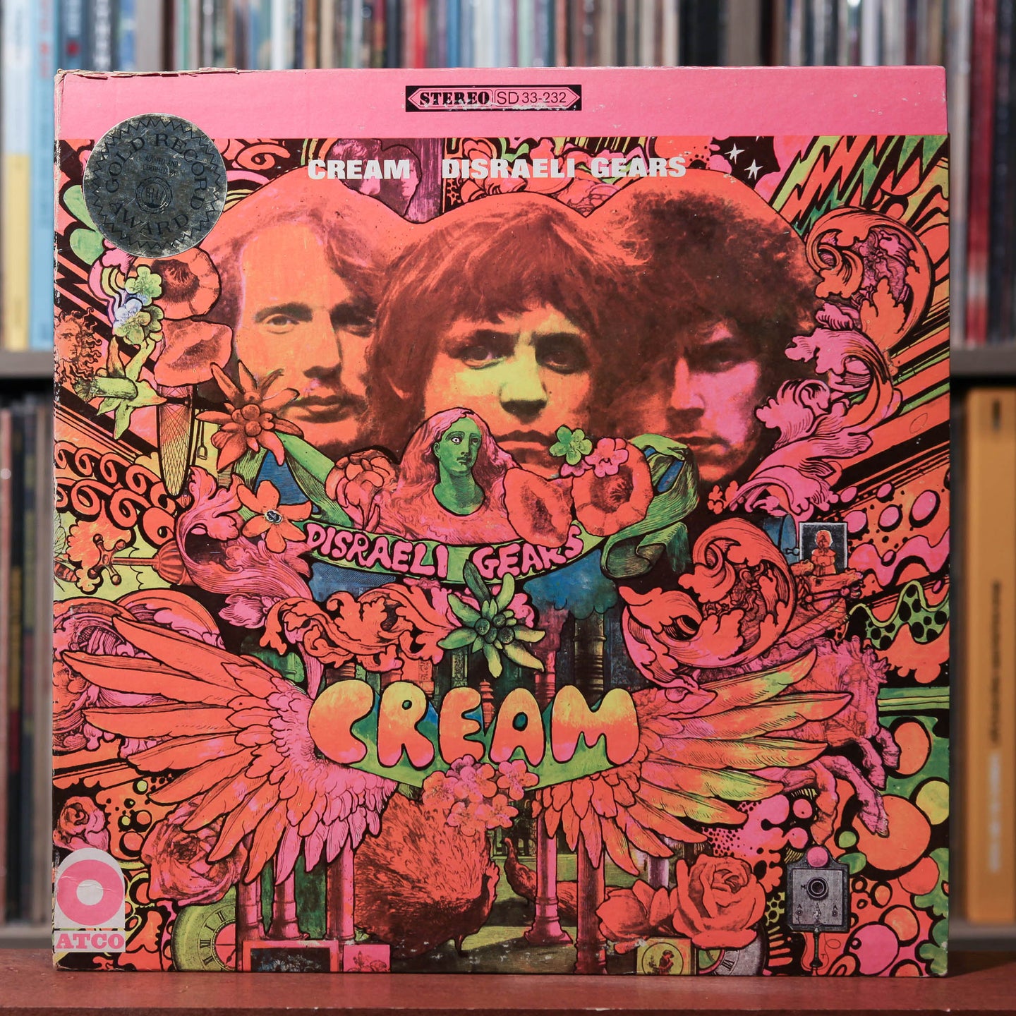 Cream - Disraeli Gears - 1967 ATCO Records, VG/VG