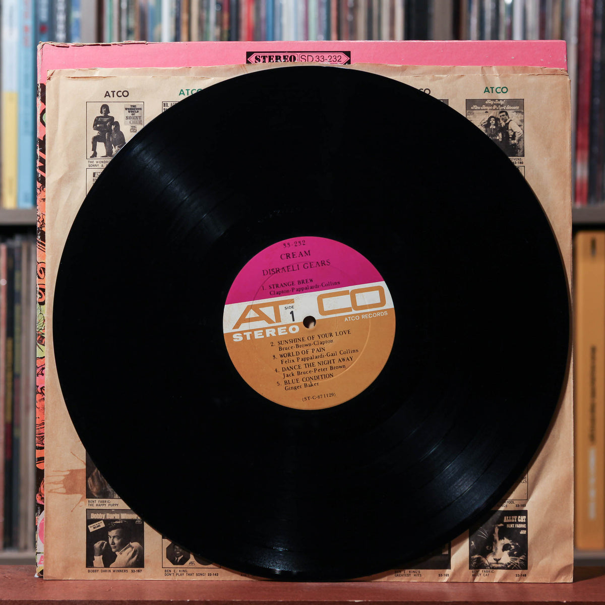 Cream - Disraeli Gears - 1967 ATCO Records, VG/VG