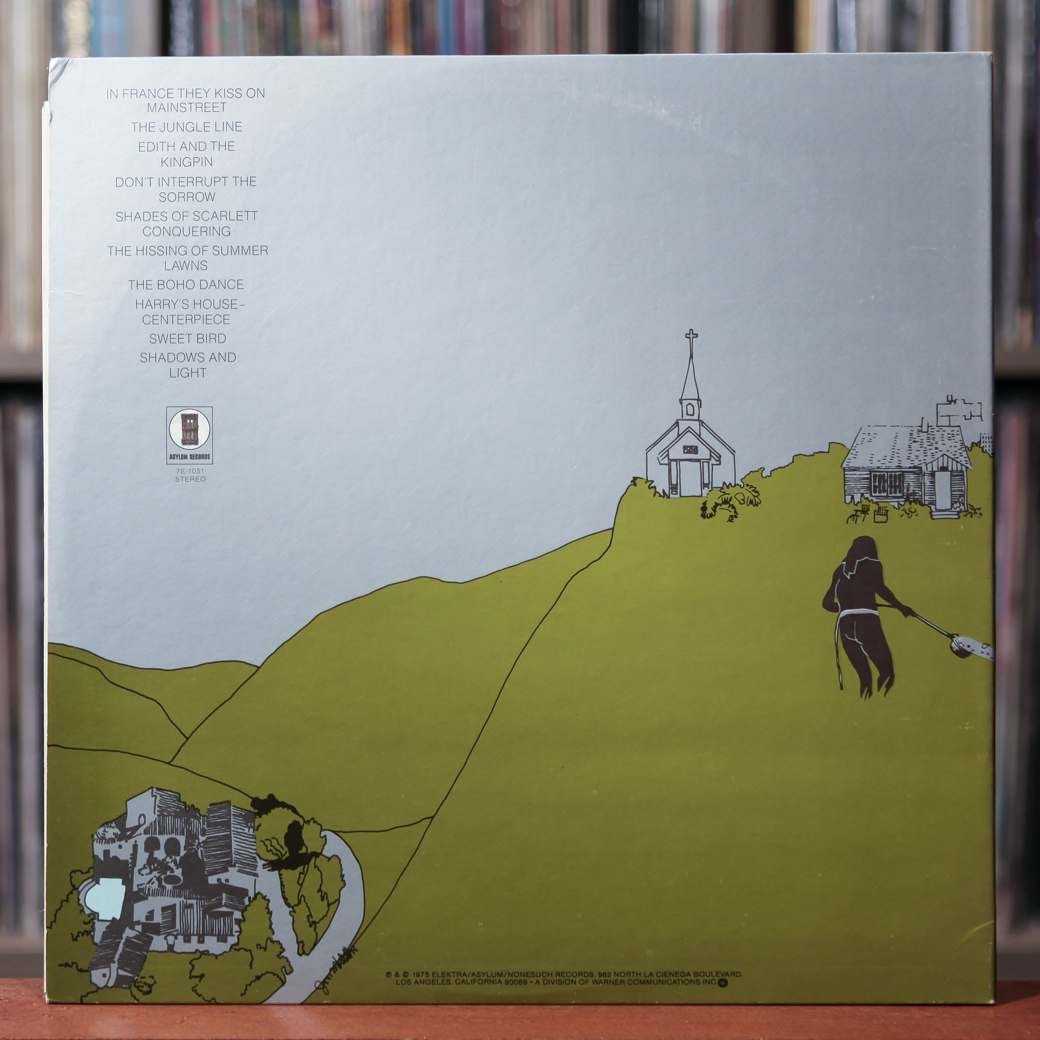 Joni Mitchell The Hissing Of Summer Lawns 1975 Asylum, EX/EX