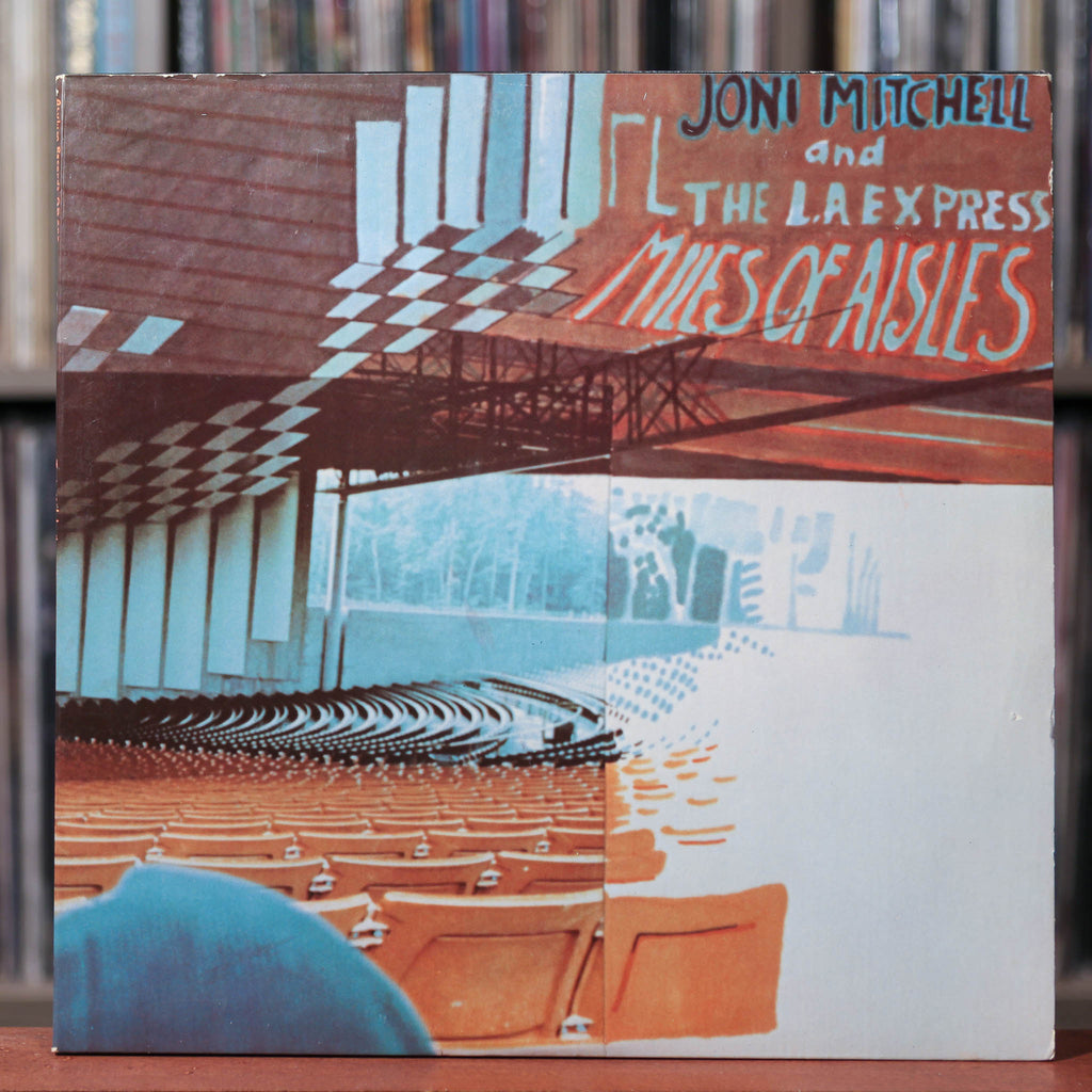 Joni Mitchell - Miles Of Aisles - 2LP - 1974 Asylum, VG+/VG+