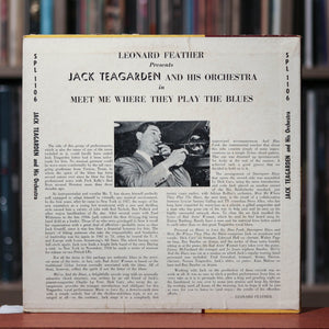 Jack Teagarden And His Orchestra - Meet Me Where They Play The Blues - 10" LP - 1955 Period, VG+/VG+