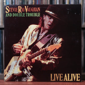 Stevie Ray Vaughan - Live Alive - 2LP - 1986 Epic, VG+/EX