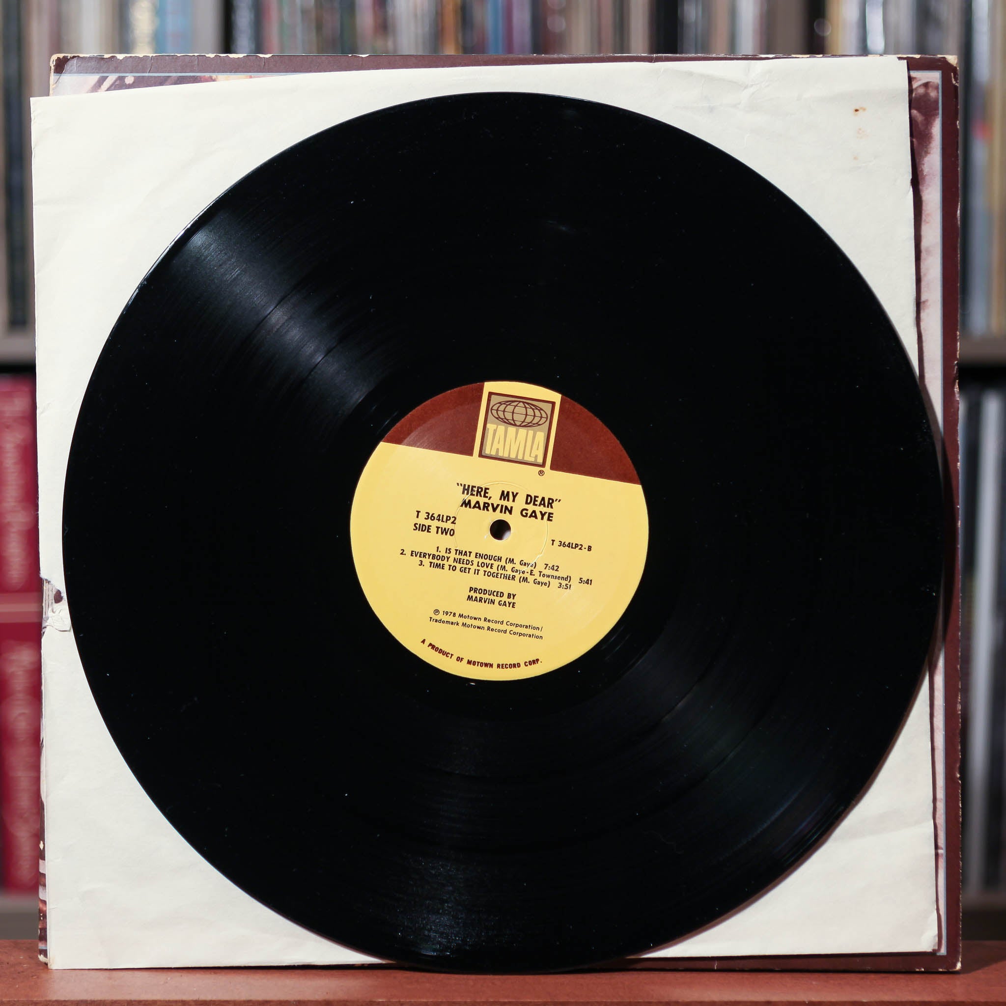 Marvin Gaye - Here, My Dear - 2LP - 1978 Tamla, VG/VG