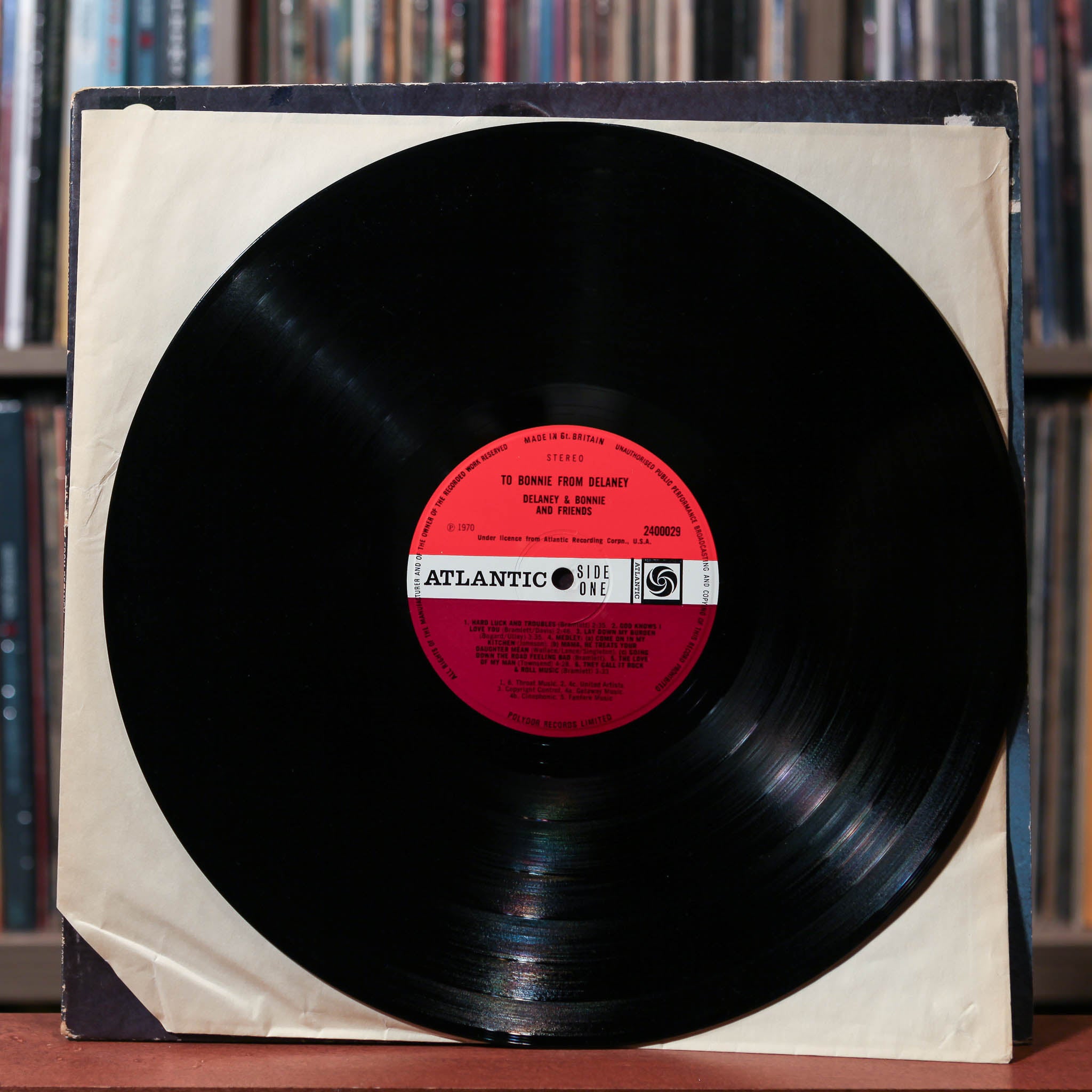 Delaney & Bonnie & Friends - To Bonnie From Delaney - 1970 ATCO, VG/VG