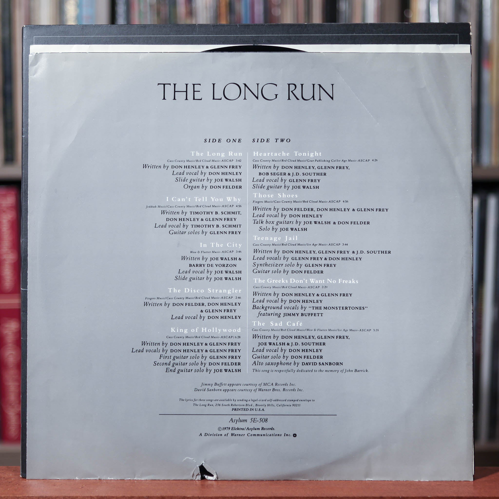Eagles - The Long Run - 1979 Asylum, VG+/VG+
