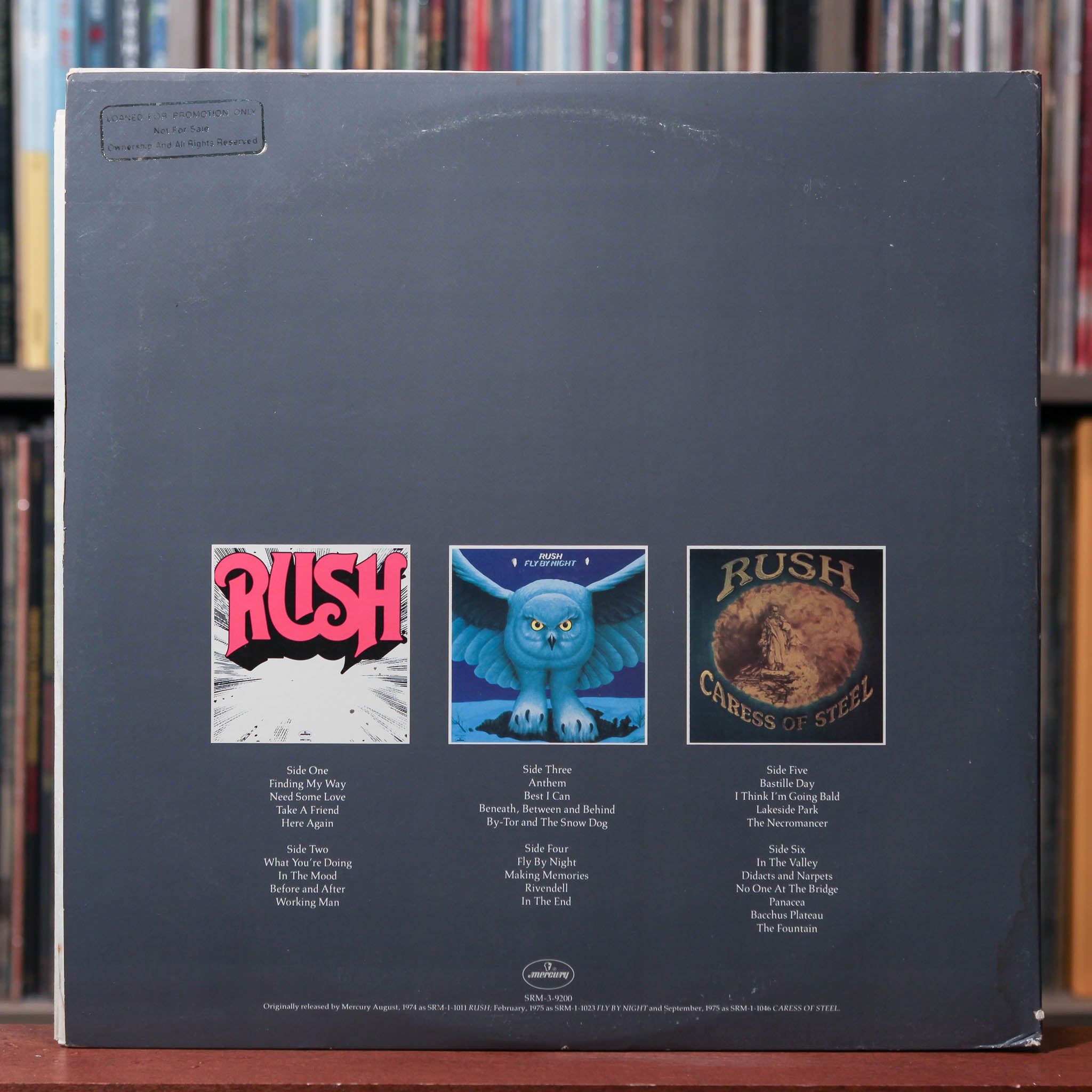 Rush - Archives - 3LP 1978 Mercury, VG&frasl;EX