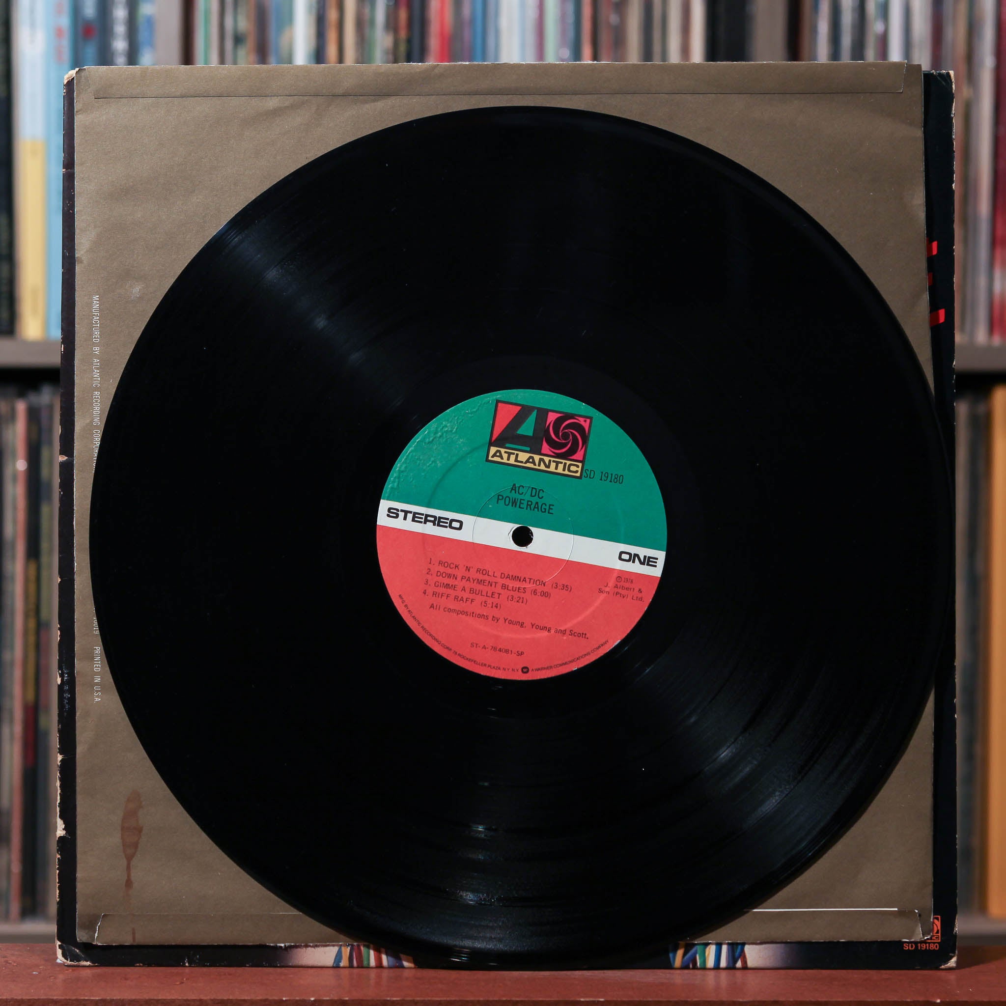 AC/DC - Powerage - 1978 Atlantic, VG/VG