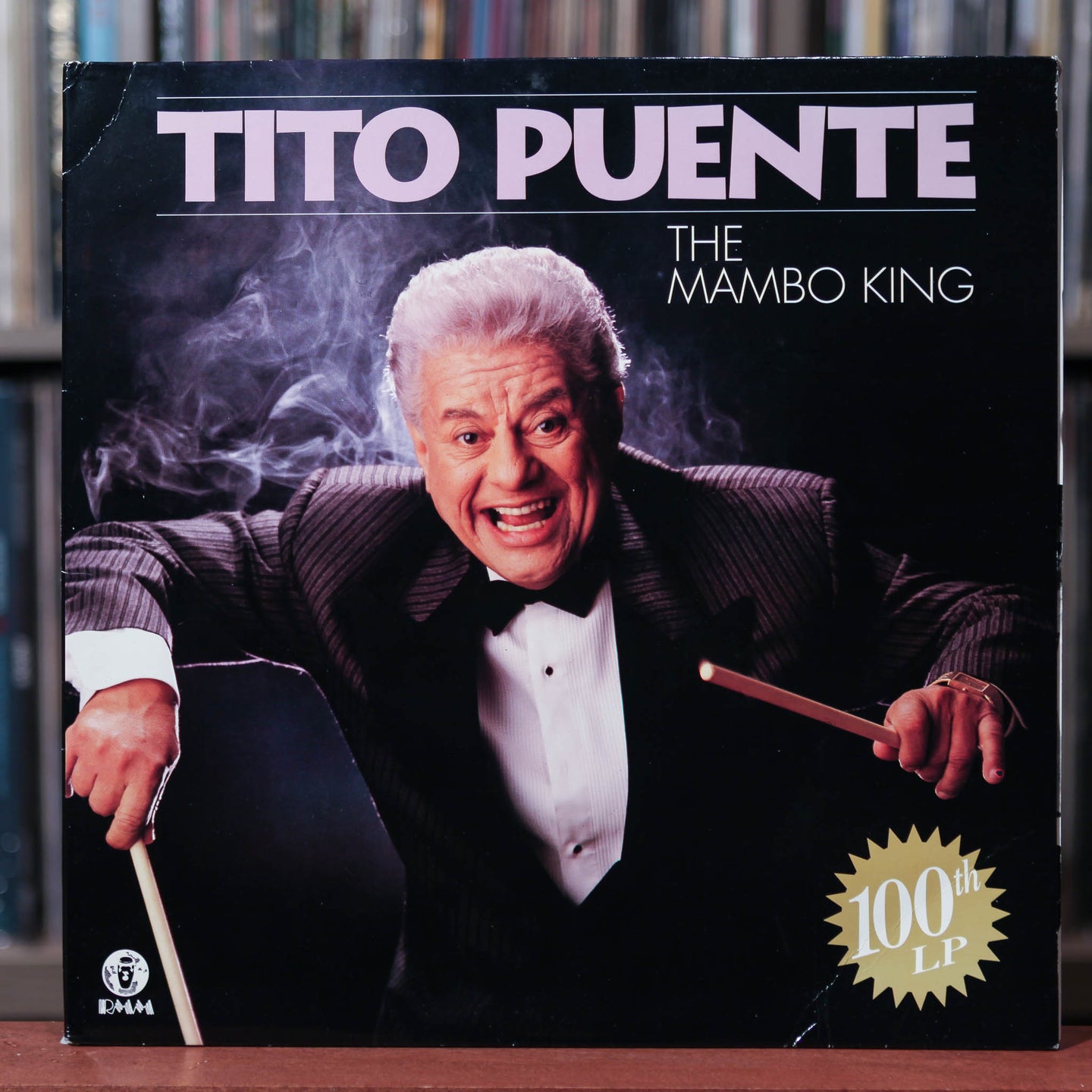 Tito Puente - The Mambo King 100th LP - 1991 RMM, VG/EX