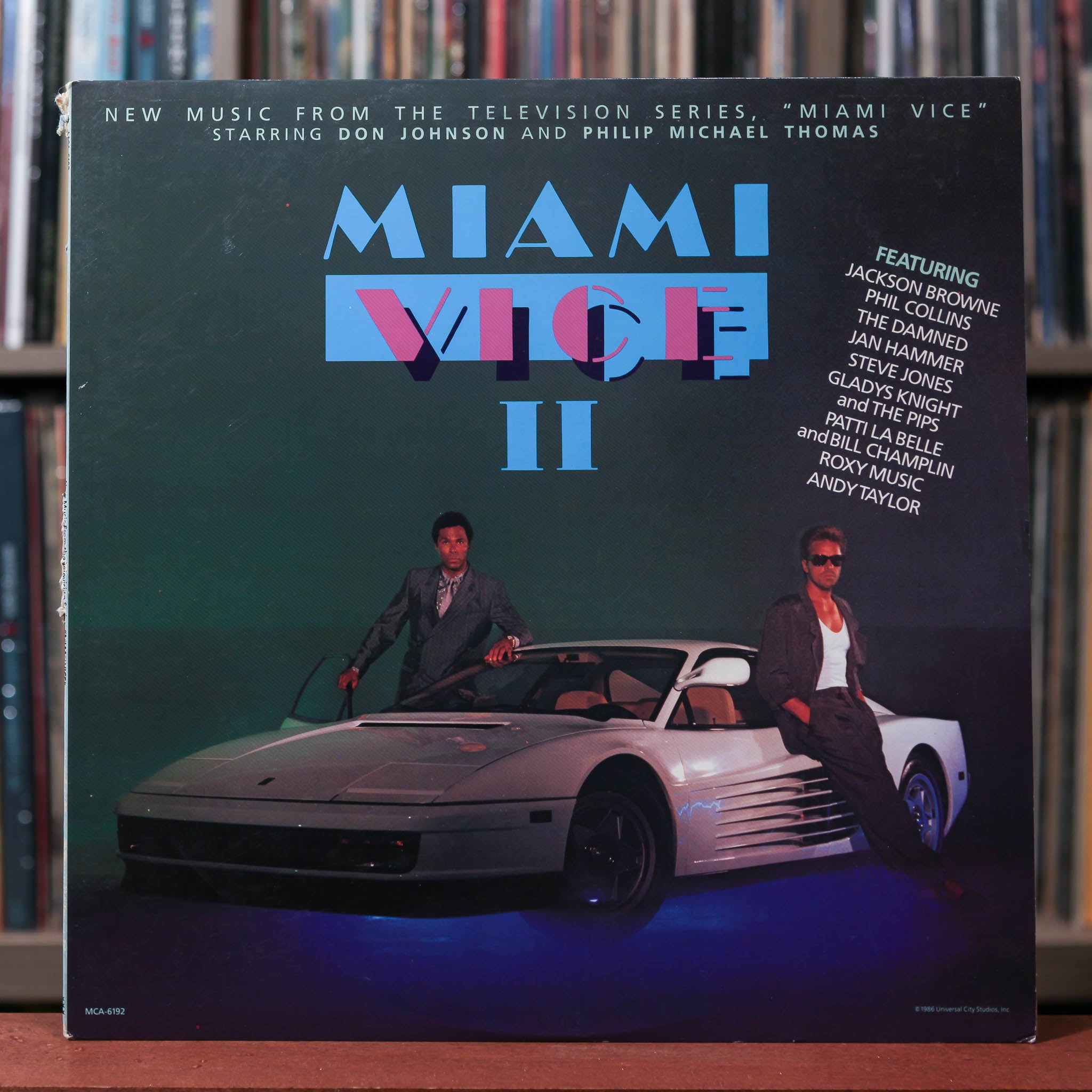 Various - Miami Vice II Soundtrack - 1986 MCA Records, VG+/EX