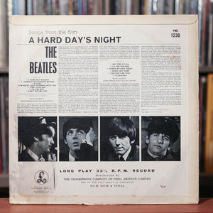 The Beatles - A Hard Day's Night - RARE Indian Import - 1964 Parlophone, VG/VG+