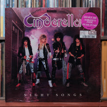 Load image into Gallery viewer, Cinderella - Night Songs - IN SHRINK W/ HYPE 1986 Mercury, VG+/VG+
