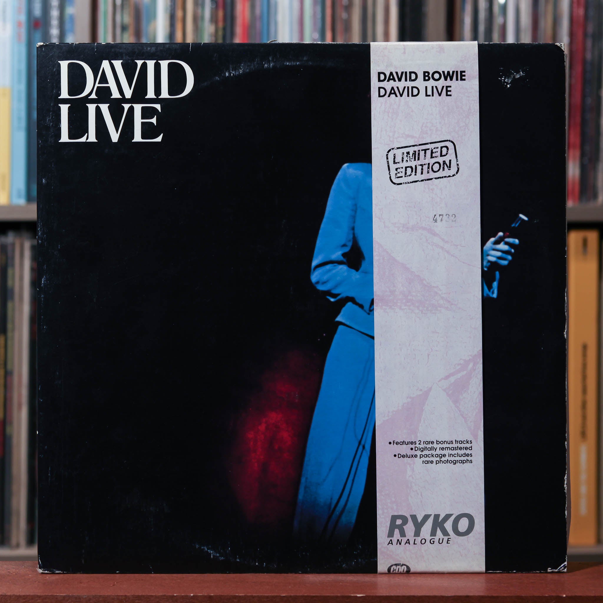 David Bowie - David Live - 2LP CLEAR VINYL LTD #'rd ED 1990