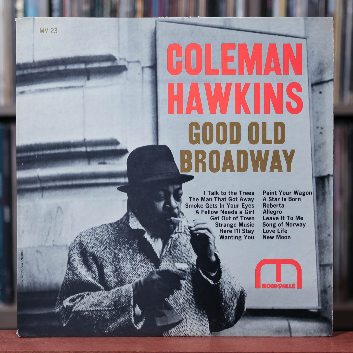Coleman Hawkins - Good Old Broadway - 1962 Moodsville, VG+/VG
