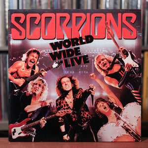 Scorpions - World Wide Live - 2LP  - 1985 Mercury, VG+/EX