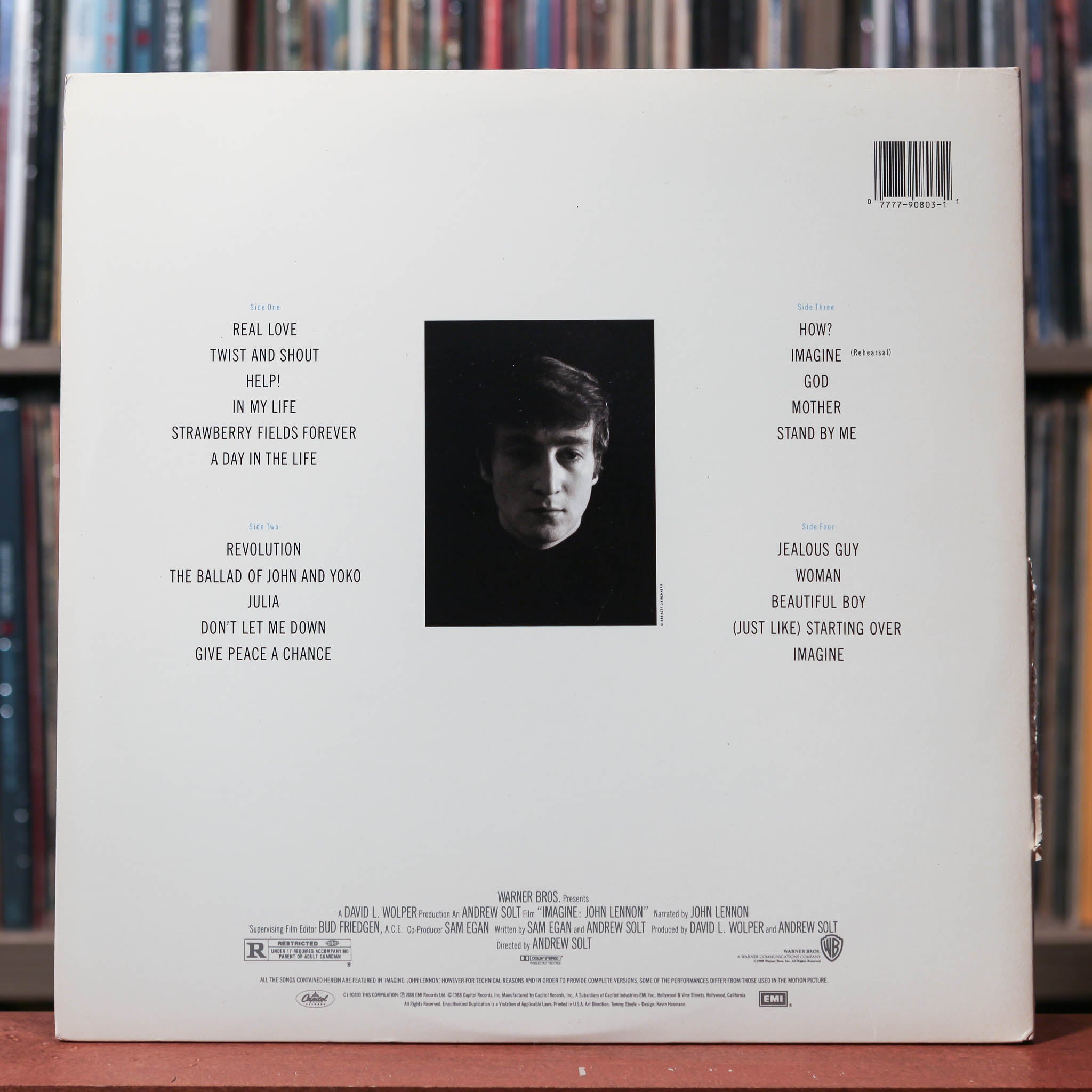 John Lennon - Imagine: John Lennon Soundtrack - 2LP - 1988 Capitol, VG