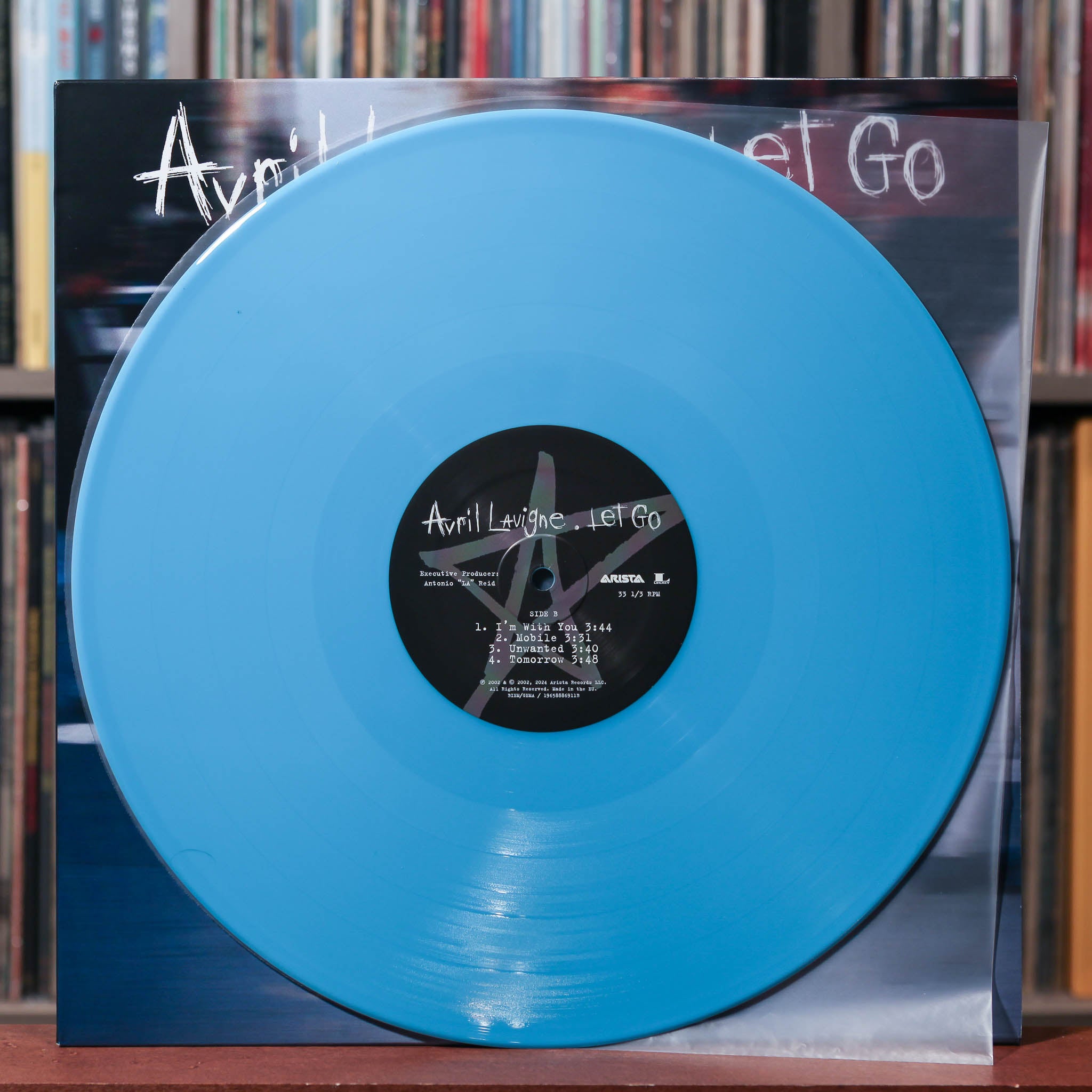Avril Lavigne - Let Go - EUROPE 2LP TURQUOISE VINYL 2024 Arista, NM/NM