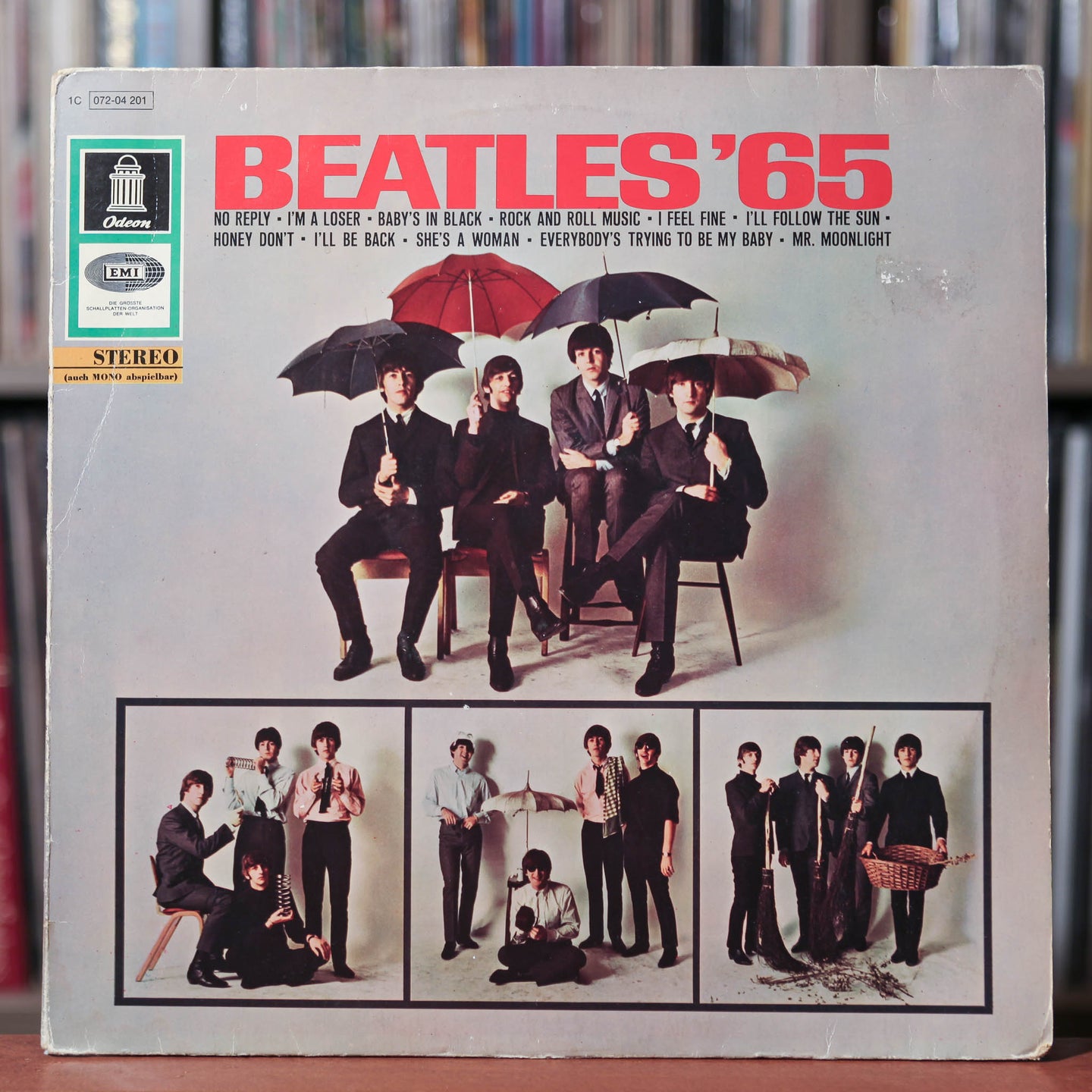 The Beatles - Beatles '65 - RARE German Import - 1973 Odeon, VG/VG