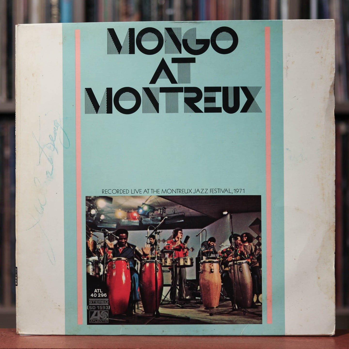 Mongo Santamaria - Mongo At Montreux - German Import - 1971 Atlantic, VG/VG+