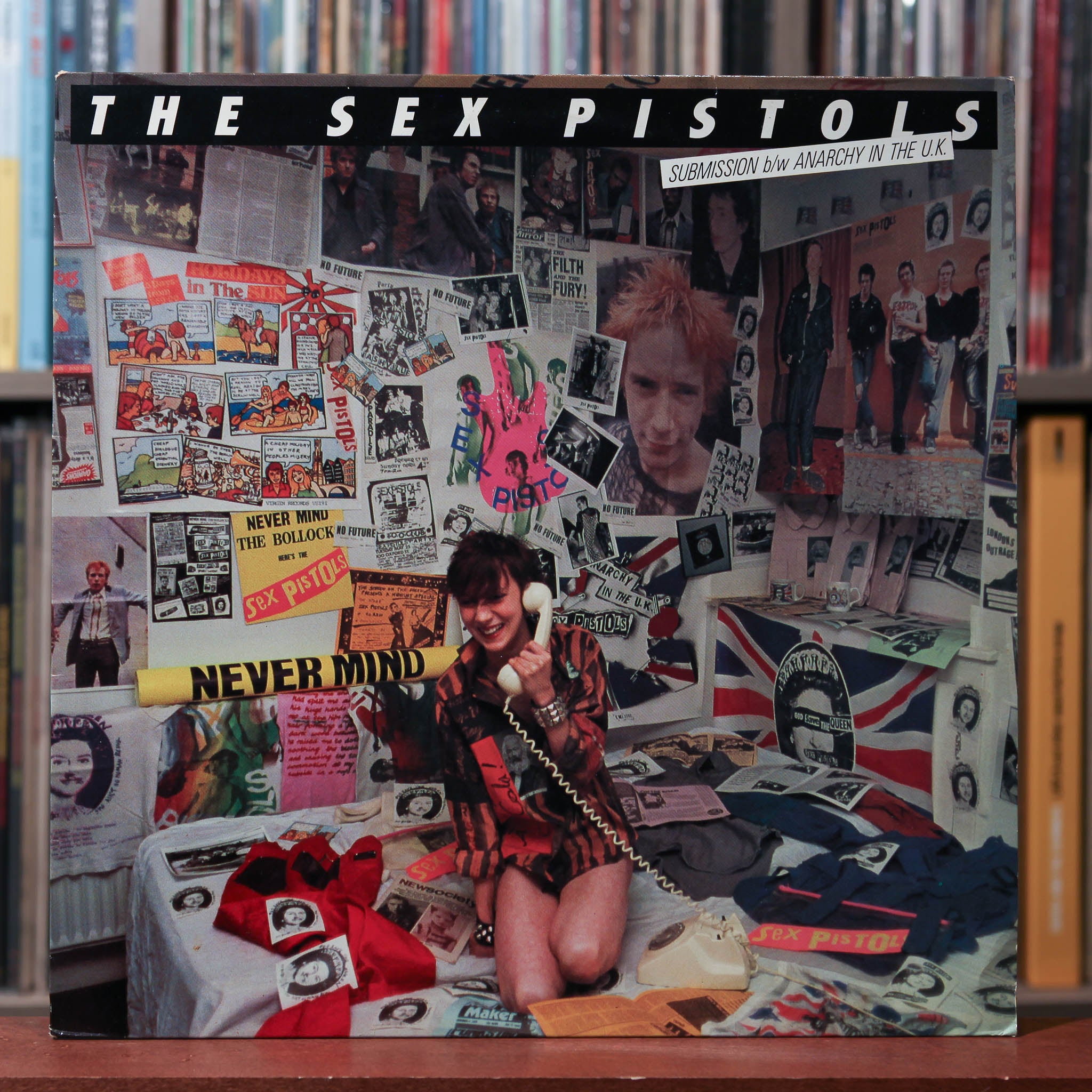 Sex Pistols - Submission - UK WHITE VINYL 1984 Chaos Records (2), VG+/