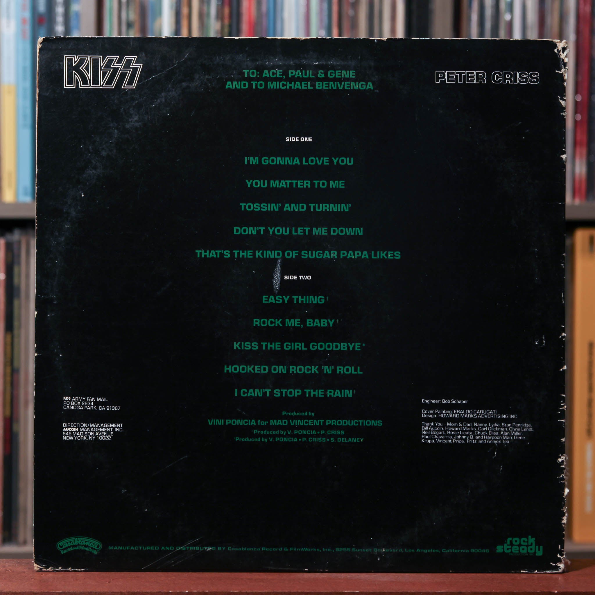 米LP Kiss, Peter Criss Peter Criss B002053701 Casablanca, Mercury, /00260 Kiss, Peter Criss – Peter Criss – Vinyl (SRC / Specialty