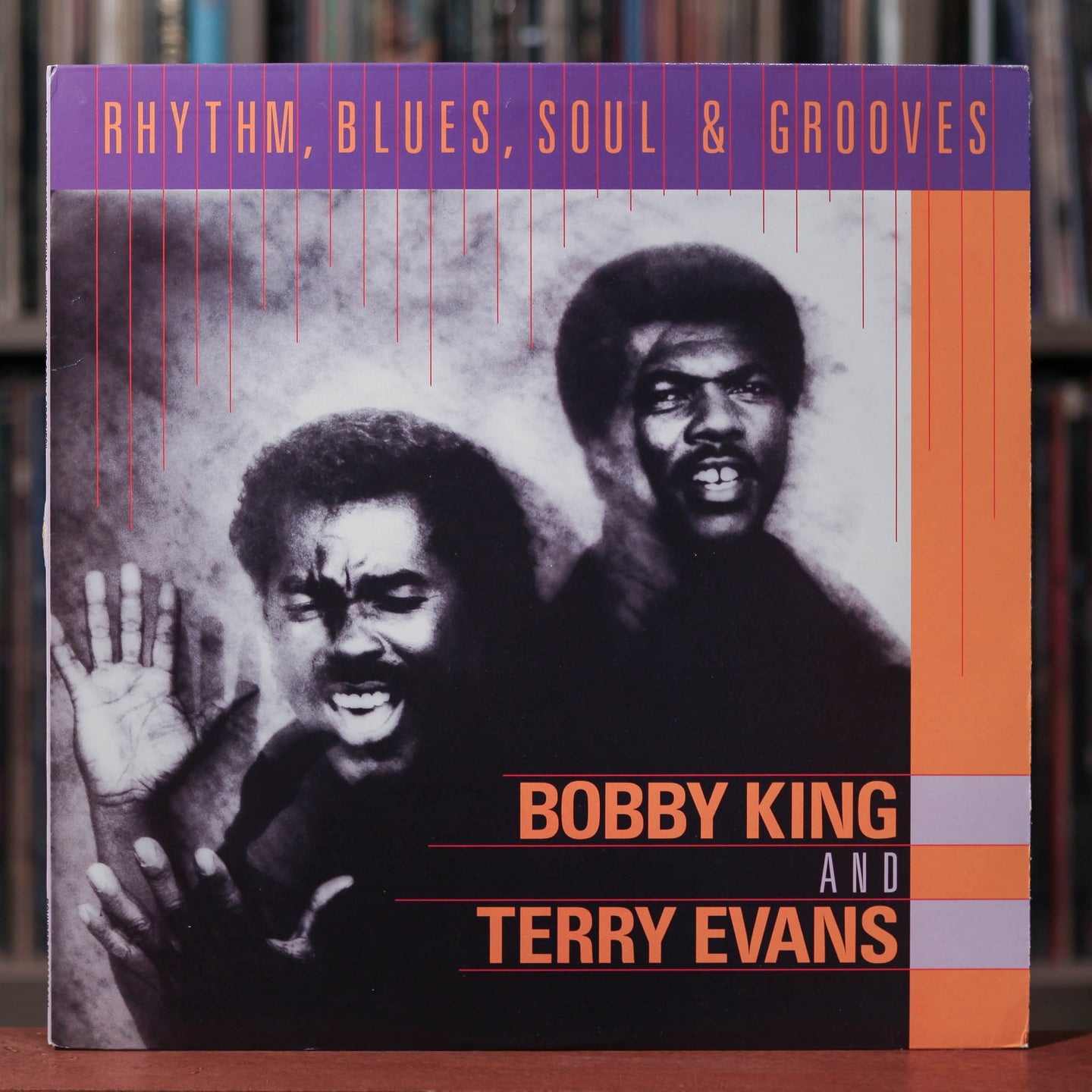 Bobby King And Terry Evans - Rhythm, Blues, Soul & Grooves - 1990 Rounder, VG+/VG+