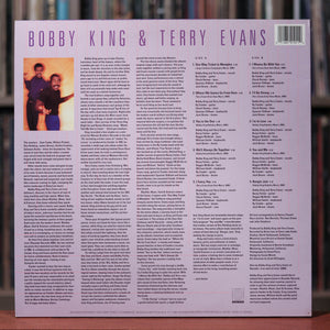 Bobby King And Terry Evans - Rhythm, Blues, Soul & Grooves - 1990 Rounder, VG+/VG+