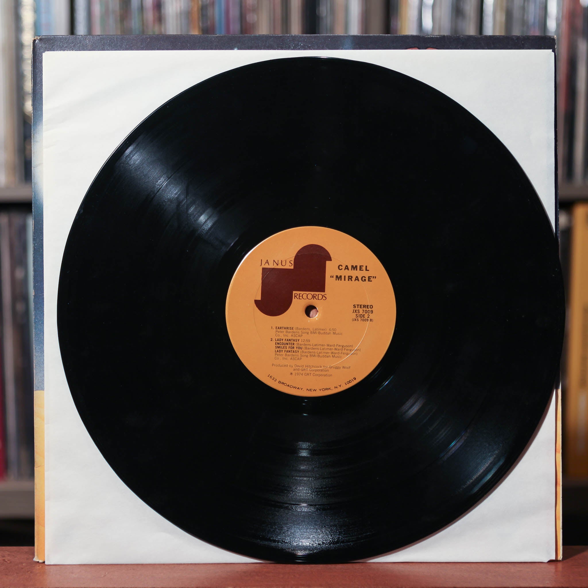 Camel - Mirage - 1974 Janus Records, VG+/VG