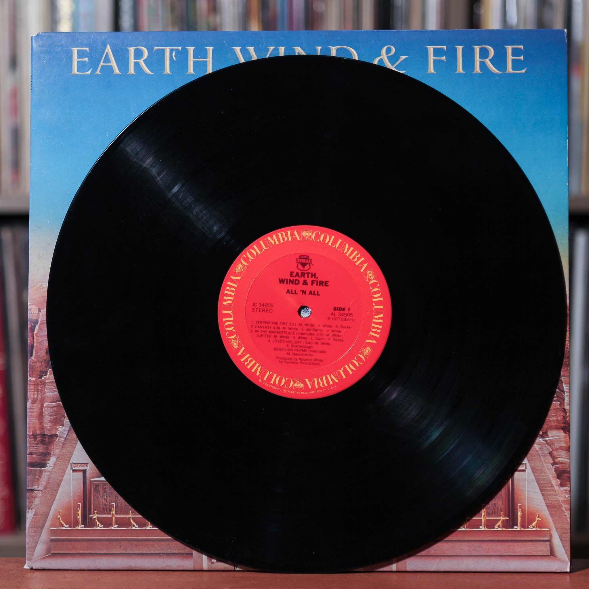 欧LP Earth, Wind &amp; Fire All N All MOVLP2151 Music On Vinyl, Columbia /00400 s-l400.jpg