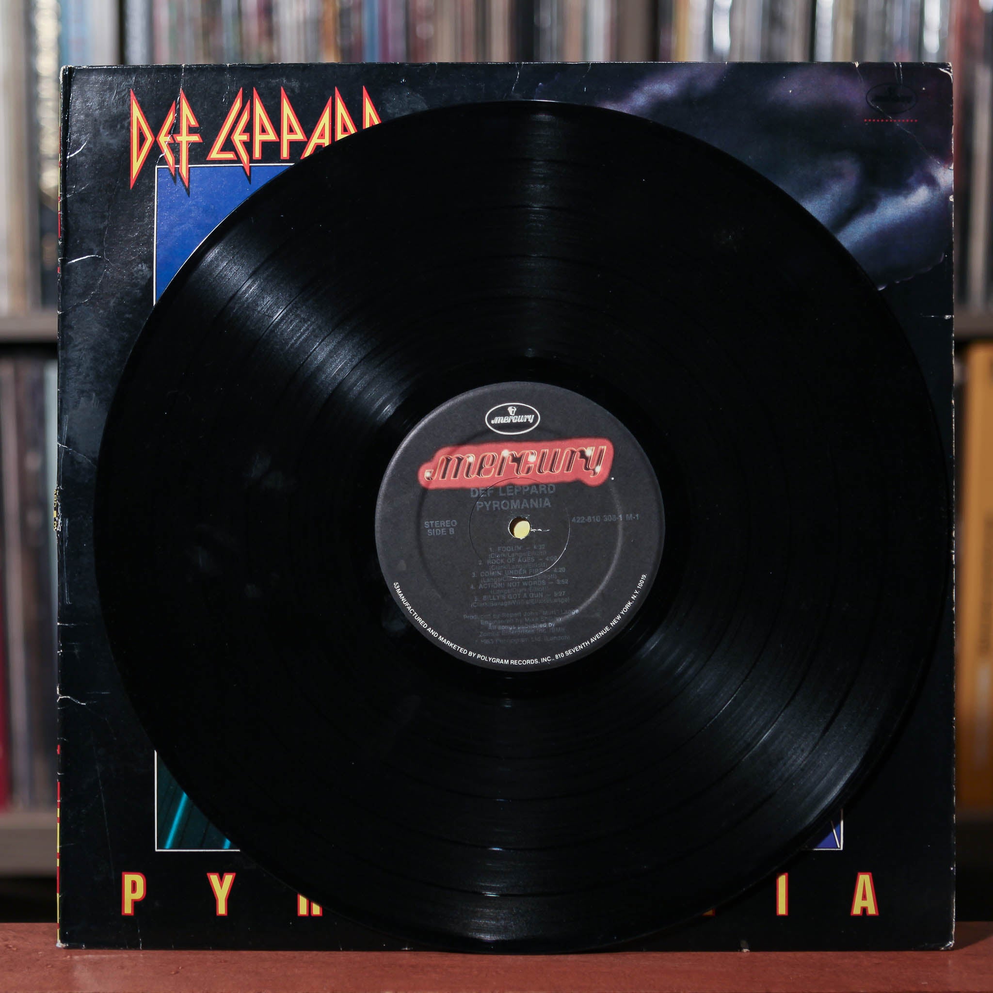 Def Leppard - Pyromania - 1983 Mercury, VG/VG Def Leppard - Pyromania - 1983 Mercury, VG/VG